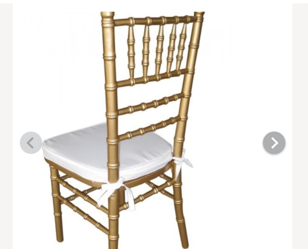 Sillas Chiavari para alquiler en eventos